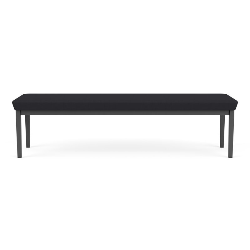 Structure en métal 3 places Lenox, Gris anthracite, Noir Patriot Plus - nettoyez le vinyle avec un lin