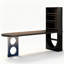 Black Rectangular Solid Wood desk-1454970190