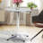 Round Metal Base Dining Table
