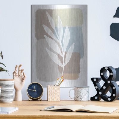 Art mural en métal Lark Manor ™ «Spa Botanical 1» par Linda Woods