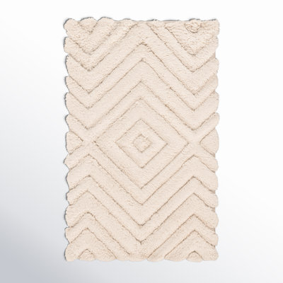 Dabria Handmade Wool Beige Rug