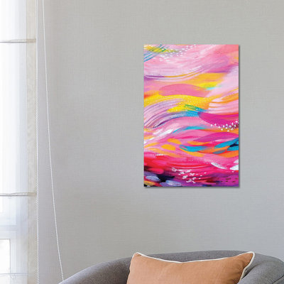 " Brush Strokes LXXVI " by EttaVee Painting Print