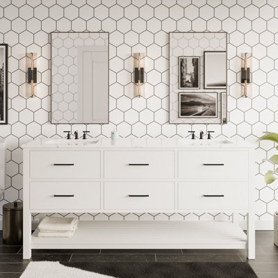 Frey 72" Double Bathroom Vanity