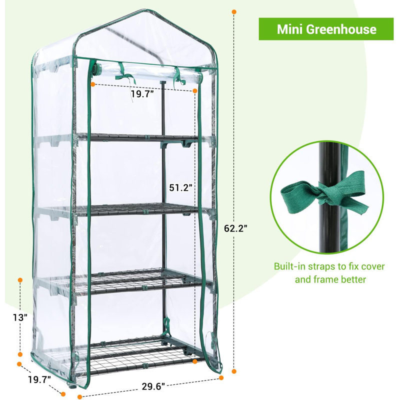 2' W x 1' D Greenhouse