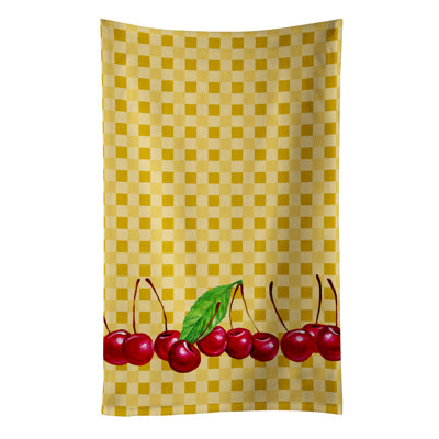 Cerise sur basketweave chiffons