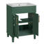 Meuble-lavabo 24 po avec lavabo demi-lune et tablette réglable-956712042