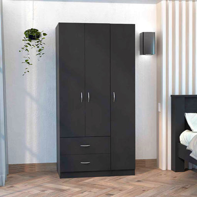 Armoire trois portes Clark, chambre