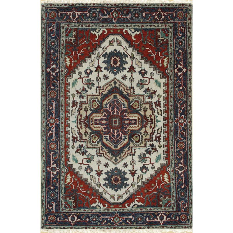 Serapi Navy Hand Knotted Area Rug