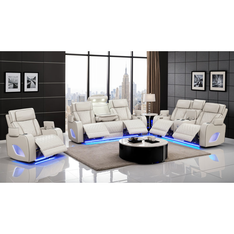Ensemble de salon inclinable 3 pièces Fortuner