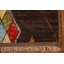 Tapis de couloir unique en laine brun foncé 2 pi 8 po x 9 pi 9 po New Age