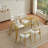 Rectangular Glass Dining Table, Suitable For 1-8 People, Modern Style Home Kitchen Dining Table, Equipped With Sturdy Metal Table Legs,Suitable For Dining Room,Living Rooms, Offices-670411640
