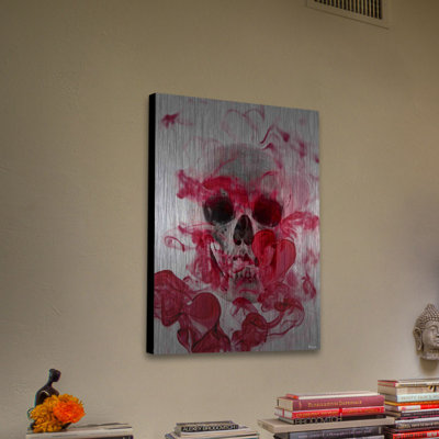 «Skull 2», reproduction sur métal
