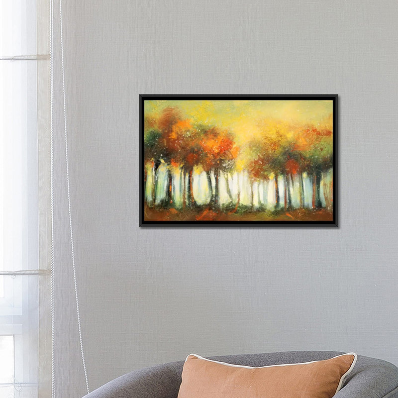 " Hinterland VI " by DAG, Inc., 18" H x 26" W x 1.5" D, Black Framed Canvas, No Mat