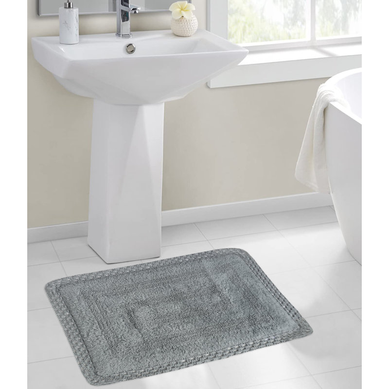 Tapis pour salle de bain Adiraica, Gris