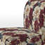 Riches fleurs opulentes de coquelicots beiges et rouges - Fauteuil de chambre rembourré, fauteuil d'appoint doré