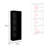 Black 2 Living Room Bookcase Gathering - 7 Shelves, Geometric Display, Horizontal Orientation, Strong Wood, For Main Area 2 , Demonstration, Direction, Primary