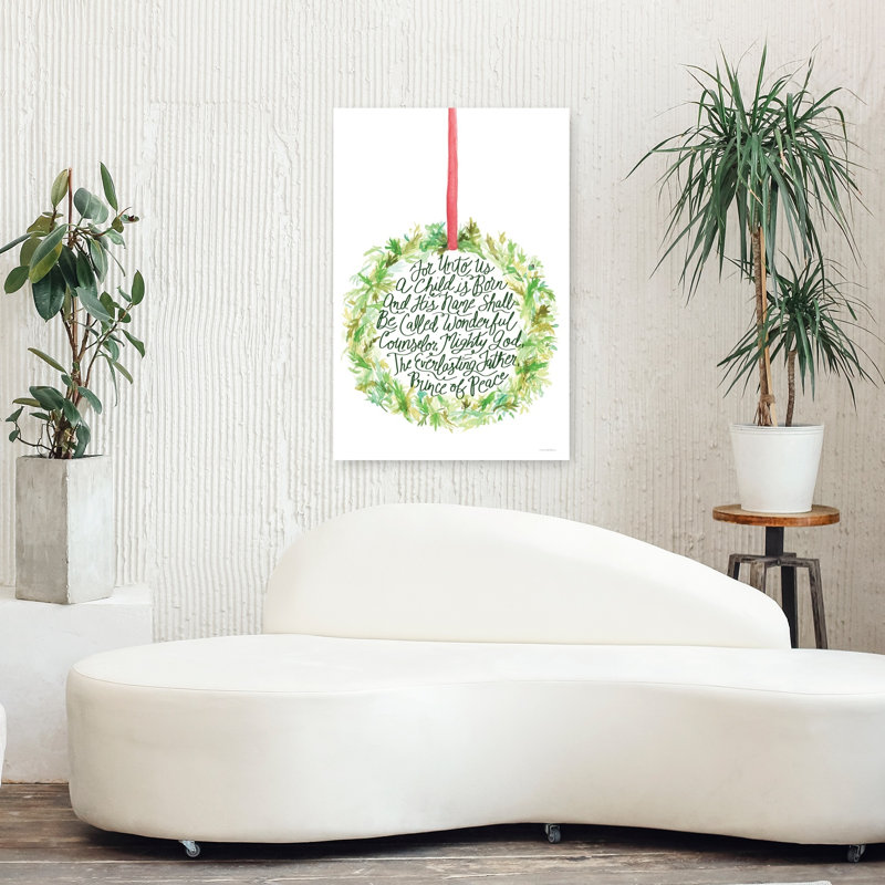 A Child is Born 1 Piece Wrapped Canvas Wall Art, 91.44cm H x 60.96cm W