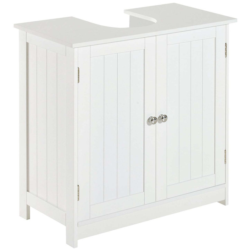 Meuble-lavabo moderne, meuble de rangement, Blanc