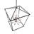 54" Square Kitzi Tapered Pendant