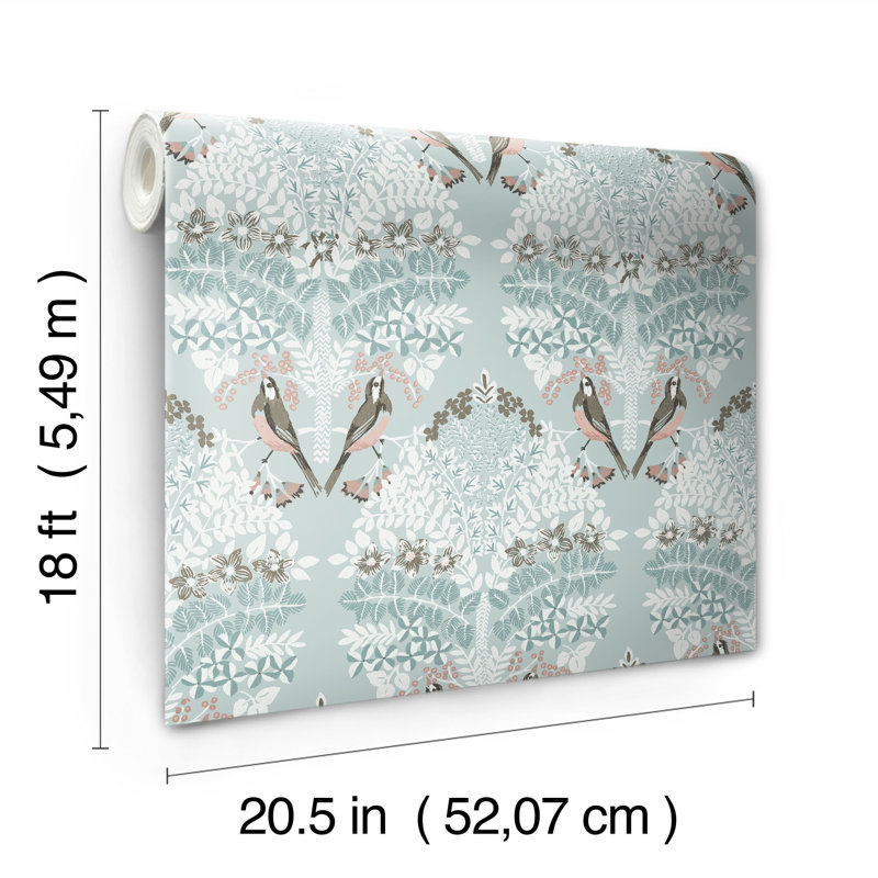Otis Peel and Stick Wallpaper, Blue