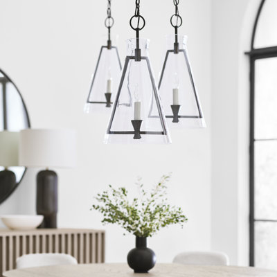 Luminaire suspendu conique à 1 lumière Buroker par Chapman & Myers