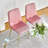 Fieldsville Upholstered Counter Stool with Metal Frame