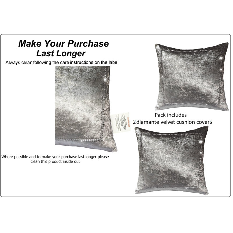 Rumbaugh Square Cushion Cover, Mink Champagne
