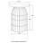Yosia Round Wire Frame Side Table Natural and Gunmetal
