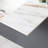43" White Marble Bathroom Vanity Top - Rectangular Sink, 4" Backsplash, Pre-drilled Faucet Hole, Compatible With 42"x21" Cabinets 43 Inch