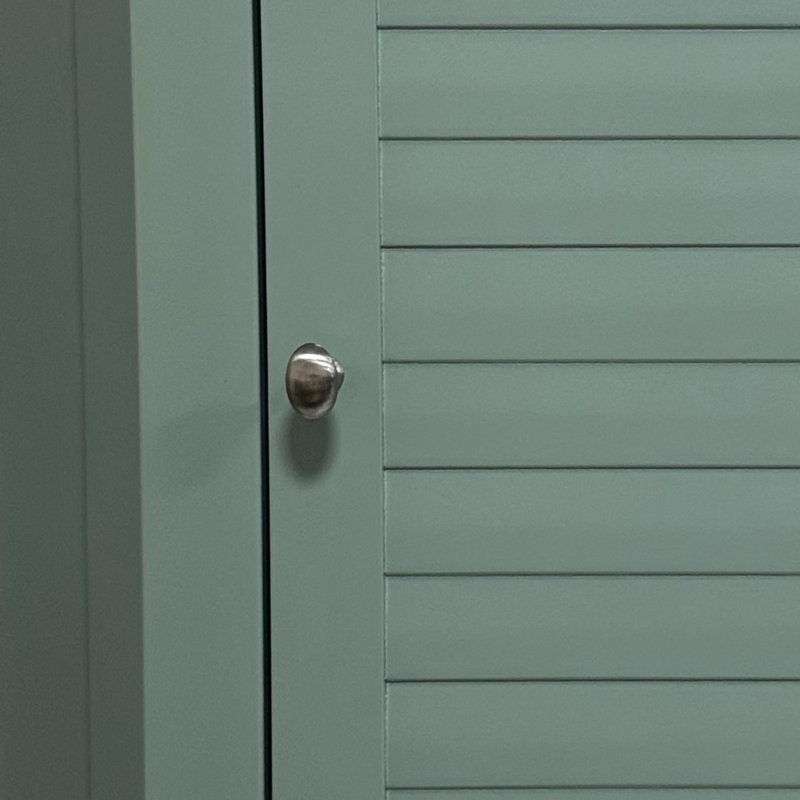 Armoire de rangement autoportante Zal, Vert sauge
