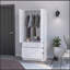 Armoire Ramey, chambre à coucher, blanc-1607221997