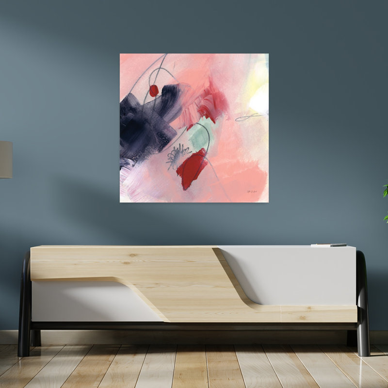 Art contemporain, art contemporain abstrait, H 36 po x l 36 po