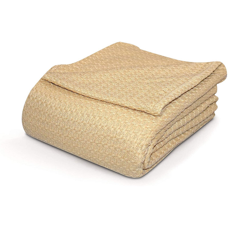 Couverture, Beige, Grand