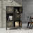 Aleyah 29.5 Inch Wide Metal Steel Retro Cabinets Storage Locker with 6 Doors and Adjustable Feet