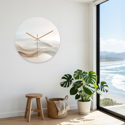 Horloge murale en verre