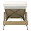 Fauteuil inclinable moderne ajustable en rotin Pe