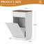 Armoire à ordures inclinable 13 gallons-124883365