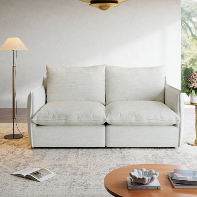 Canapé modulaire rembourré, canapé Cloud, canapé modulaire modulaire, canapé confort moderne rembourré de duvet avec housse romvable pour salon, siège profond