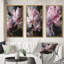 «Harmonious Pink Grey Peony Flower», 3 pièces-1975615908-1975615903