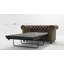 Chesterfield Friedrich 2 Seater Sofa with Sleeping Function Made of Vintage Look Microfibre with Solid Wood Legs-559796782