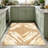 Gold Aztec Diamond area rugs for Living Room, Soft and Comfortable, Suitable for all seasons, easy to maintain, machine washable Indoor floor mat, Under Table Farmhouse suitable for Bedroom, Dining Room, Study, Patio, Balcony, Home Decor-1988852729