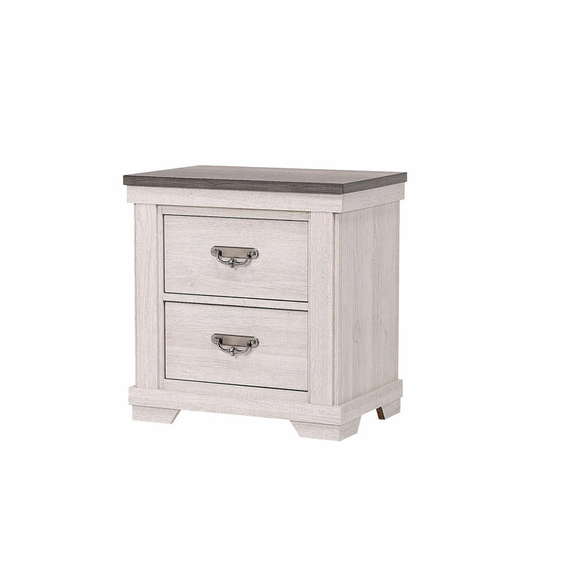 Table de chevet à 2 tiroirs 1Pc