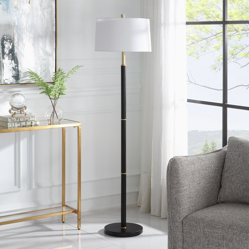 Cleves 61.5'' Gold Traditional Floor Lamp