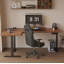 Bureau simple en bois massif et métal à hauteur réglable Simple-1978512186-1978512189