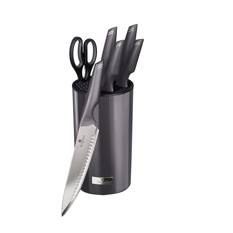 Ensemble de couteaux 8 pièces Berlinger Haus, Gris foncé