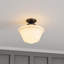 Plafonnier semi-encastré de style moderne Mid-Century Demitre