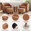Fauteuil demi-tonneau avec repose-pieds Andina-1133897622