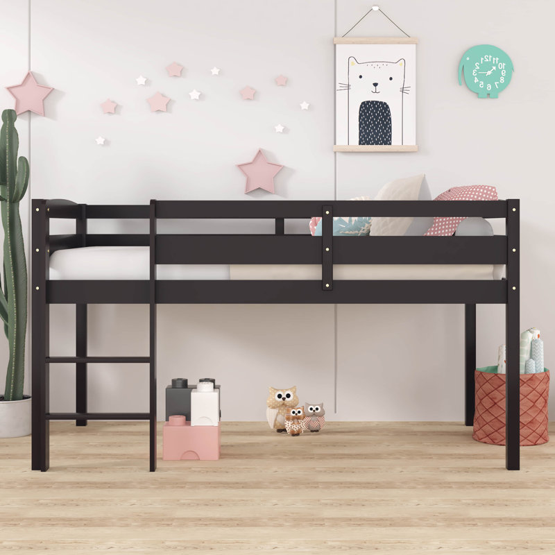 Lit mezzanine en bois