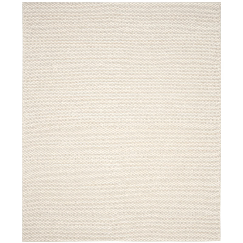 Tapis ivoire fait à la main Elle, Rectangle de 12 pi x 18 pi