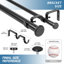 Tringle à rideaux double réglable 1 "Cousar-106440177-106440187